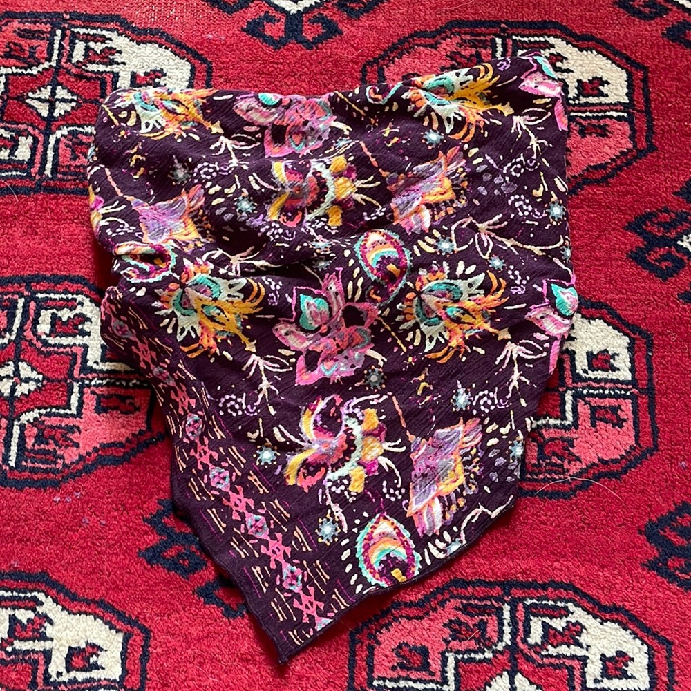 Free People Multicolor Floral Top